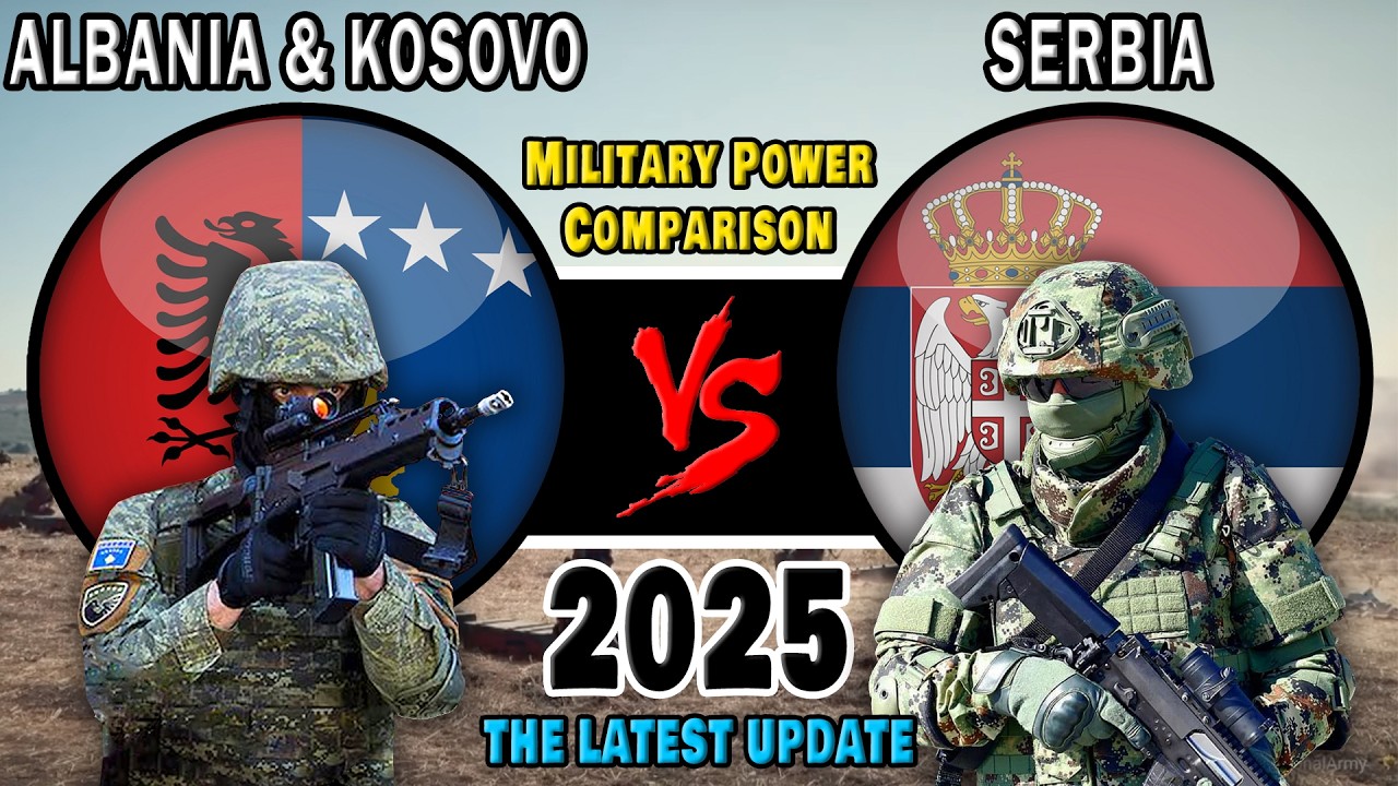 Albania & Kosovo vs Serbia Military Power Comparison 2025 | Serbia vs Kosovo Albania Military Power