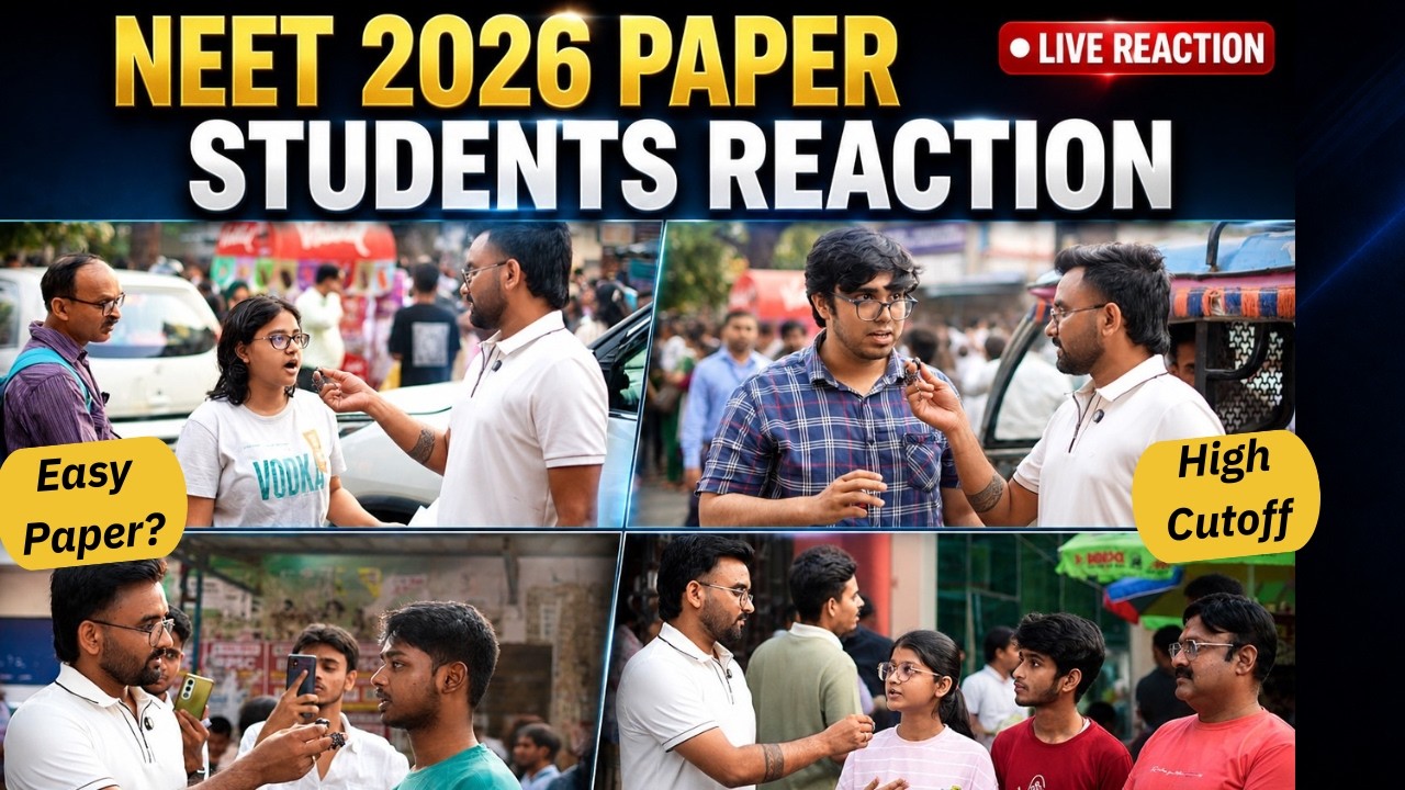 NEET 2026 Paper Review LIVE 🔥 | Students Real Reaction After Exam