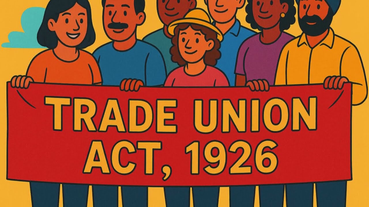 Trade Union Act 1926 - Part 1 Simplified #ugcnet  #jrfpreparation #laborlaws
