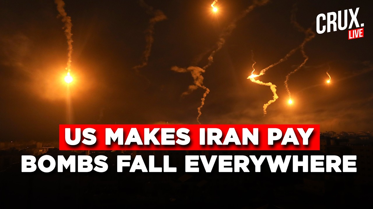 IRAN LIVE | Explosions Across Sirik As US Jets &lsquo;Hit Four Targets&rsquo; After Hormuz Drone Attack On Ship
