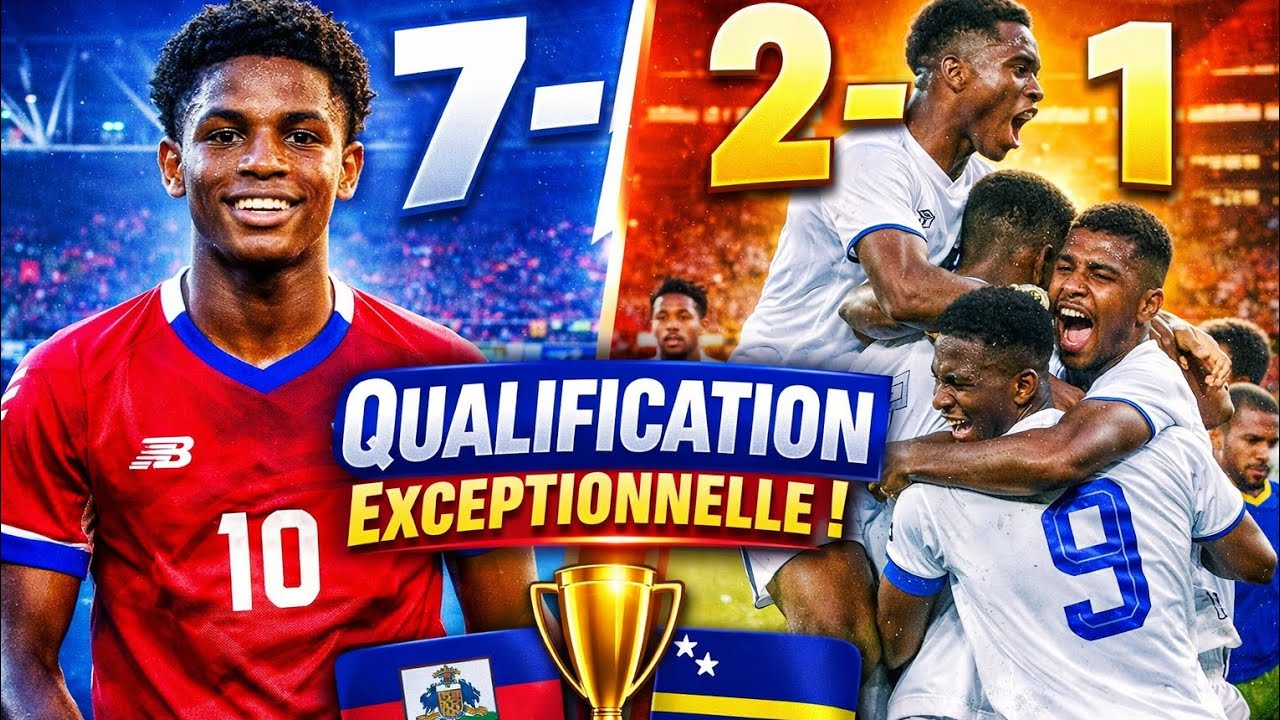 Haïti U20 : Analyse complète et comparaison entre le  7-0 et 2-1  qui offre la qualification !