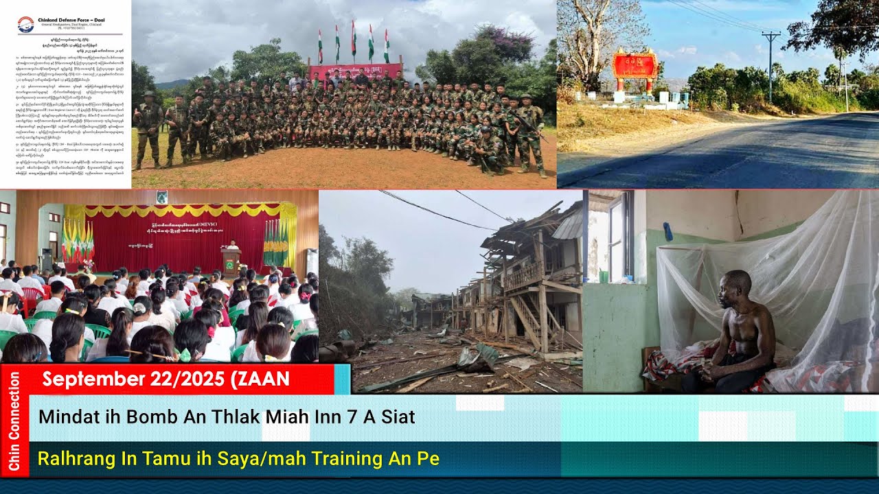 September 22 Zan: CDF-Daai In AA le CDF-Mindat Hnenah Lungawi Thu An Sim, Ralhrang 100 Tlun An That