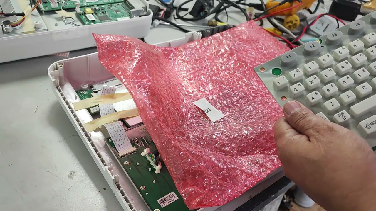 How to Replace Keypad assembly of Edan ECG machine SE-1200 Express