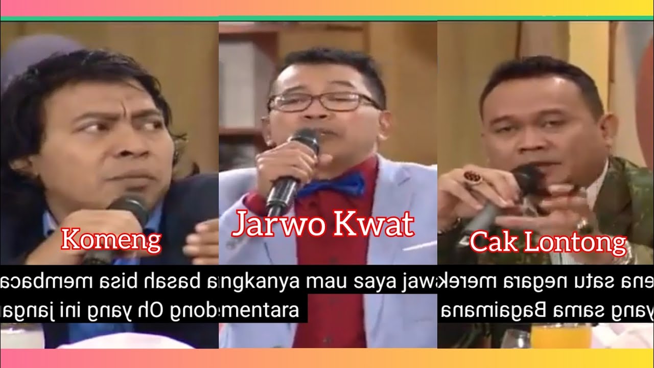 ILK " JARWO KWAT VS KOMENG DAN CAK LONTONG NGAKAK 😂😂😂" Dolar Makin Melar...