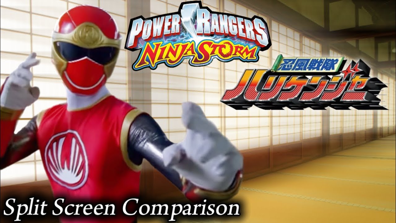 Power Rangers Ninja Storm V.S Mad Magnet (Split-Screen Comparison) [4K]