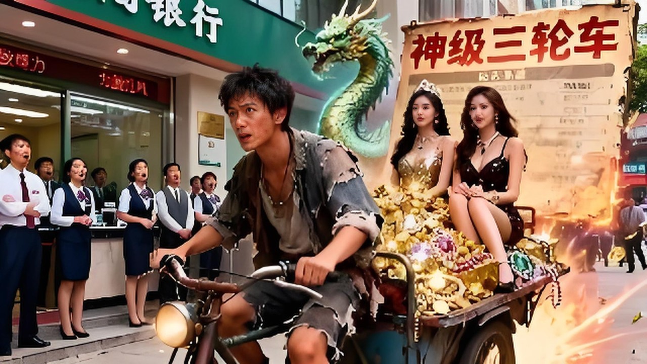 窮途末路，小夥買下最破的三輪車，卻不知它已綁定財富系統。 金磚名表是日常，房產公司隨手購，甚至還能產出救人仙草！ 當別人還在為房貸掙扎，他已騎著三輪，悠然邁向真正的人生自由。 #爽劇