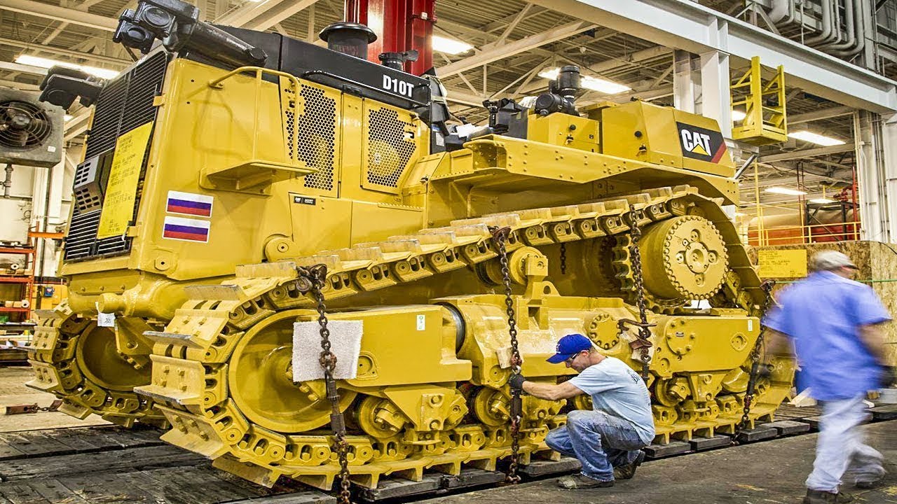 Caterpillar Just Revealed The Manufacturing Process Of The Bulldozers
