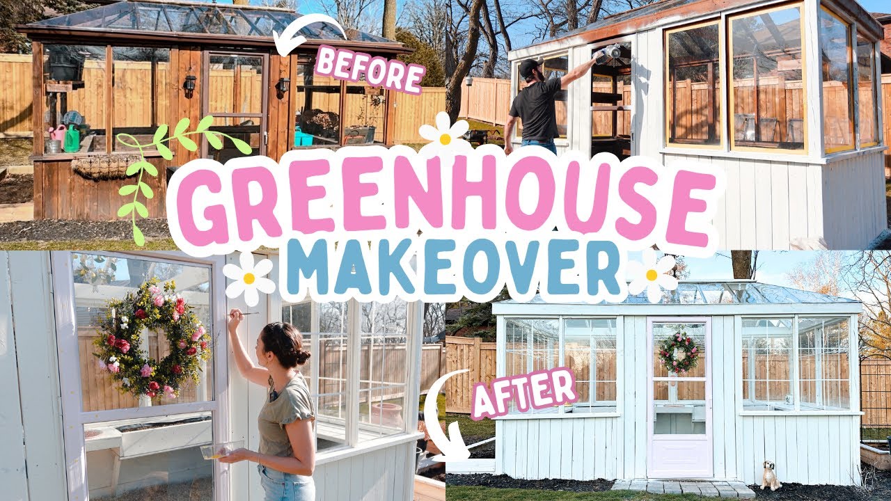 Giving my greenhouse a MAKEOVER! 🌸