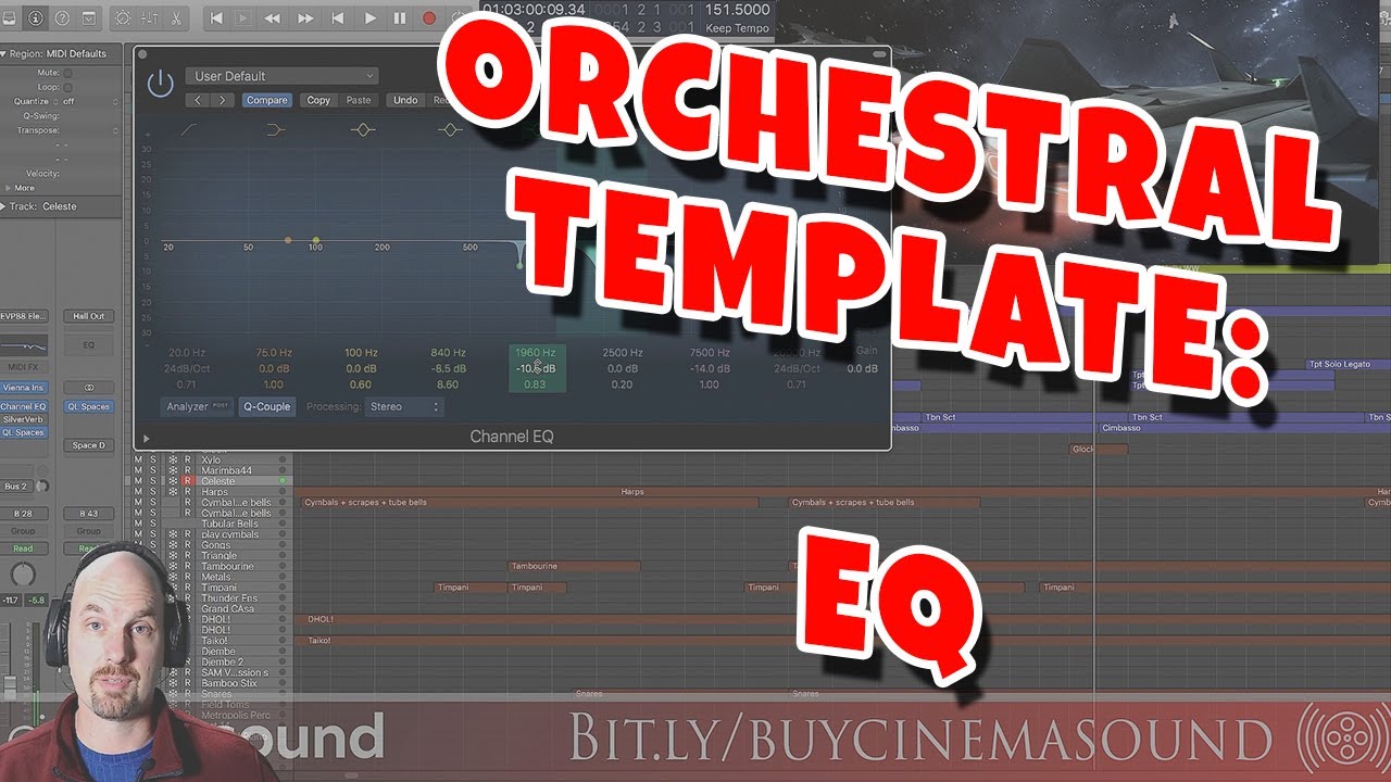 Film Scoring How To: Orchestra Template EQ
