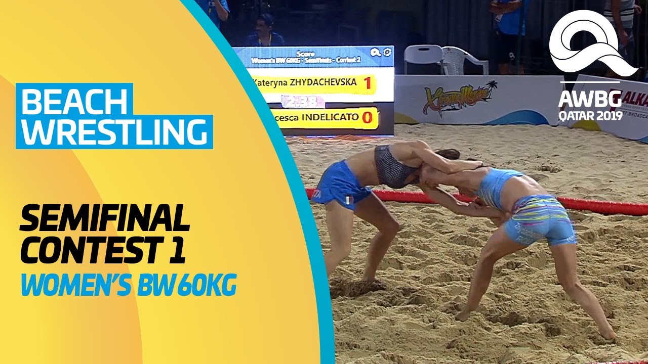 Beach Wrestling | Women's BW 60KG Semifinal | ANOC World Beach Games Qatar 2019 | Contest 2