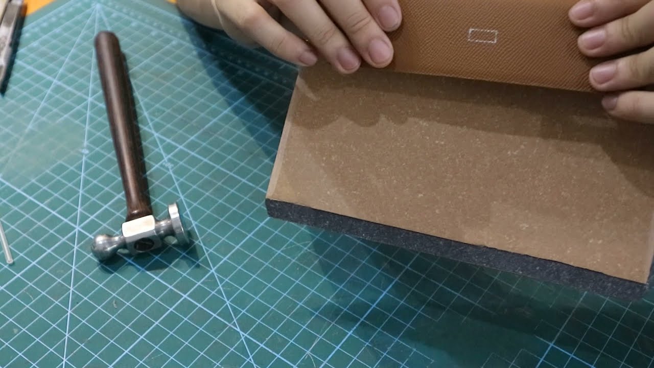 How to make a leather handbag, inspired by Kelly Clutch, Leather craft