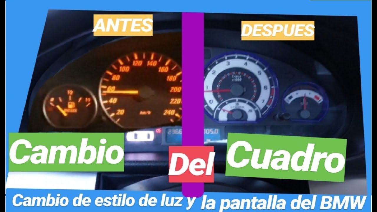 Instalamos el PLASMA en el cuadro  | Terminamos el cuadro del BMW [BRUTAL  por 39 €]