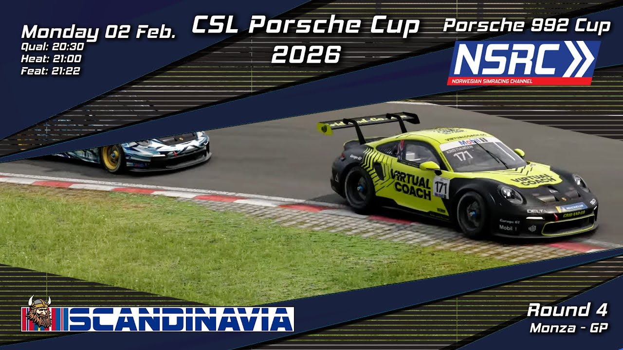 CSL Porsche Cup Round 4 at Monza - GP