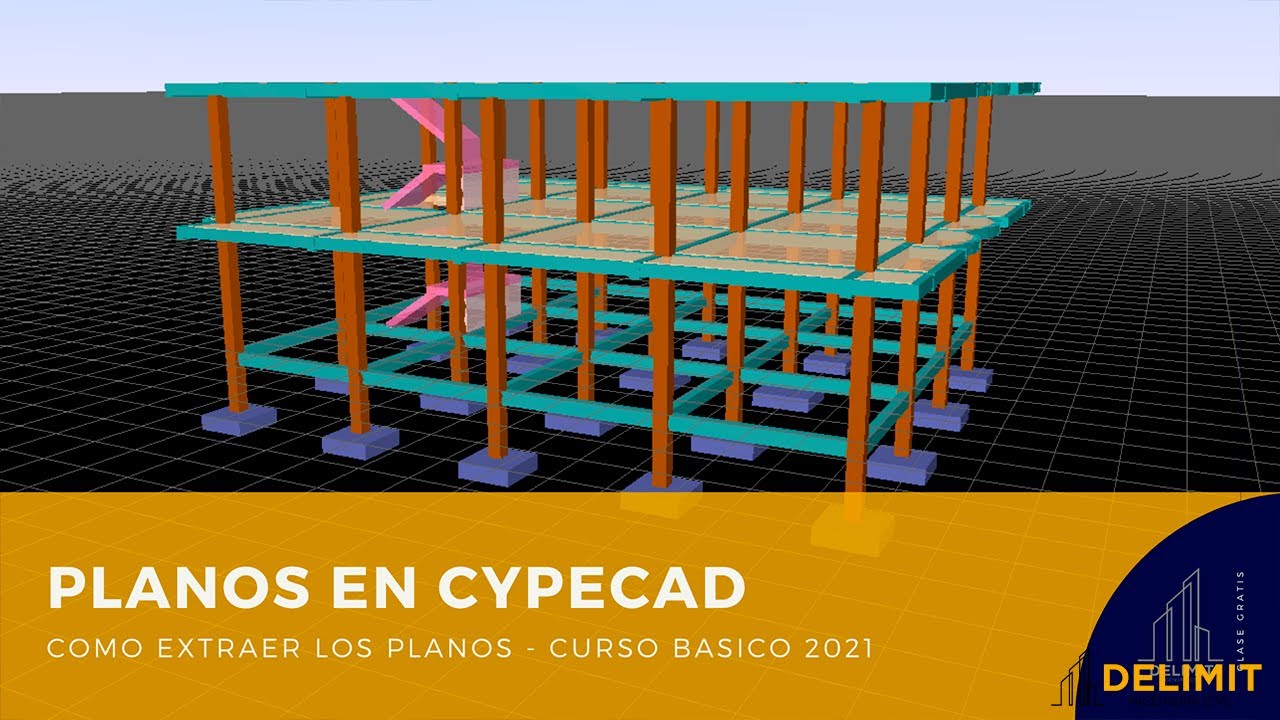OBTENER PLANOS ESTRUCTURALES EN CYPECAD 2021