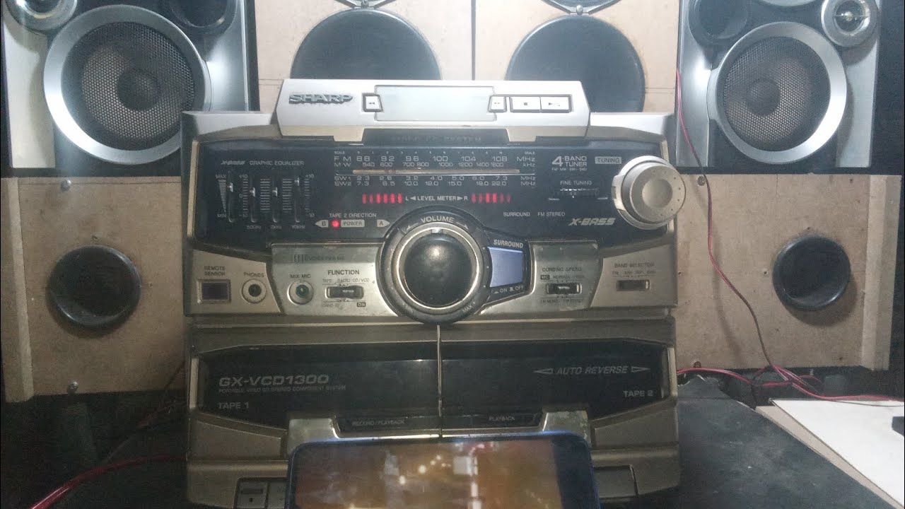 Membuat Line In Aux Compo Sharp GX-VCD1300