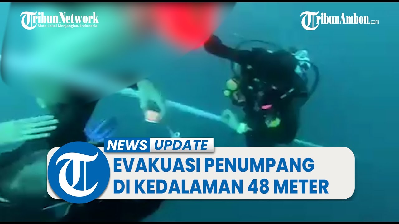KM Cahaya Arafah Tenggelam, Tim SAR Evakuasi Penumpang di Kedalaman 48 Meter