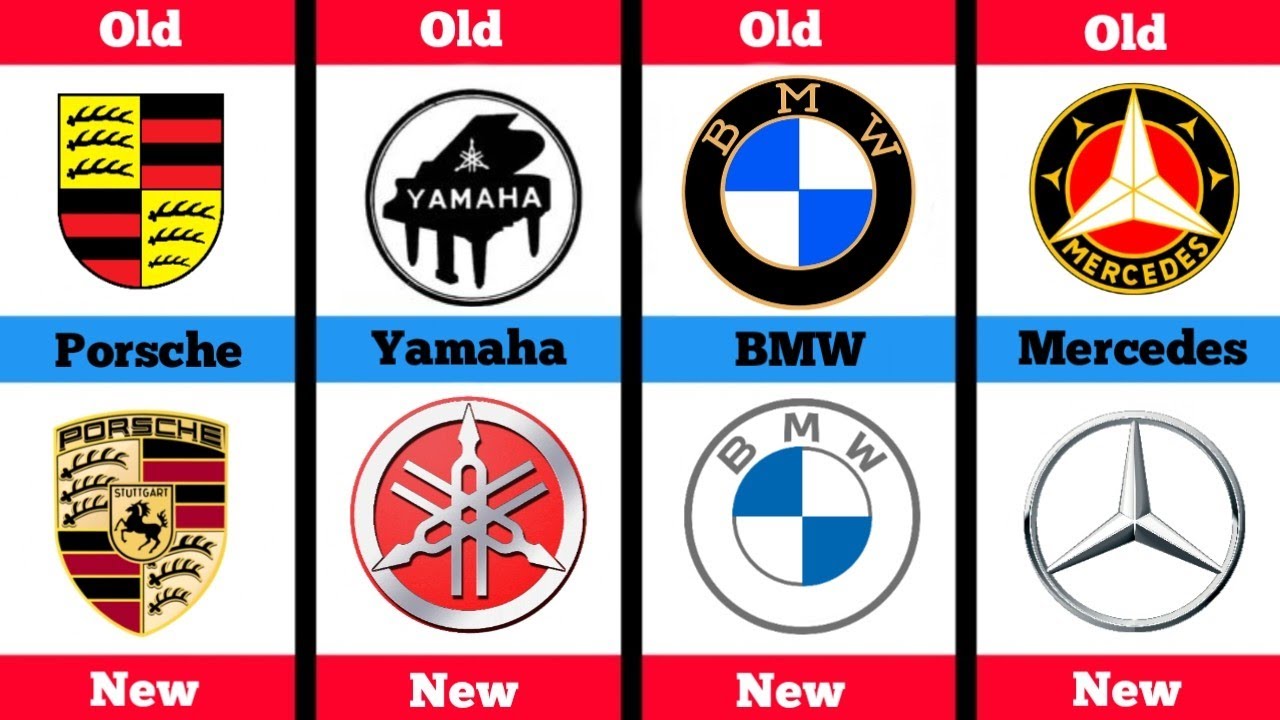 Top Car Companies Old Logos vs New Logos | Complete Edition 2025