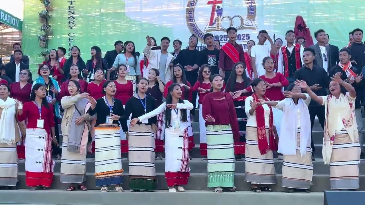 Sangrungpang Baptist Church, Centenary celebration 2025, Rongmei song.