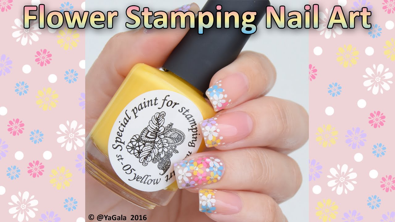 Summer nail art / Летний стэмпинг дизайн