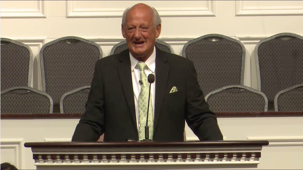 Dr. Jack Trieber preaching 