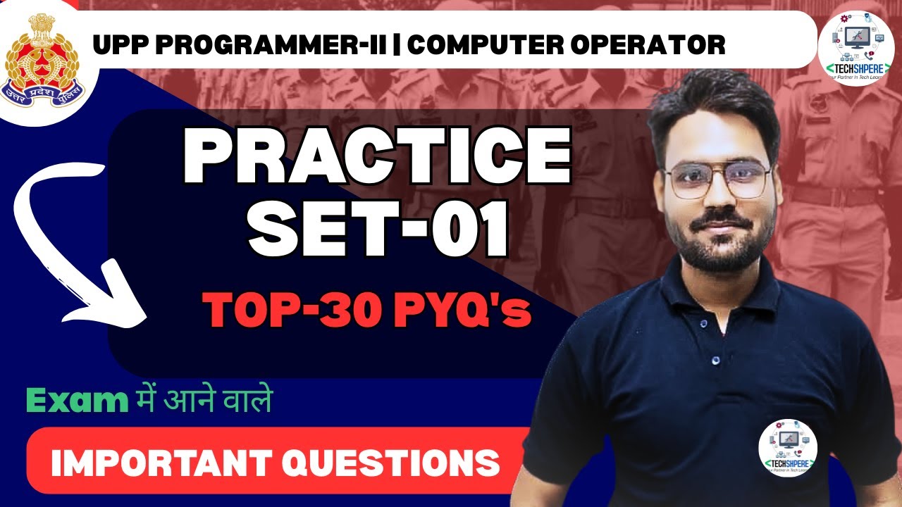 UP Police Computer Operator & Programmer Grade-II | Practice Set-01 | by Gaurav Sir #upp