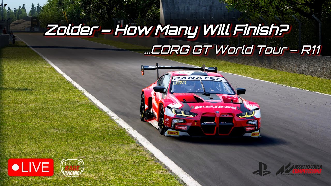 🔴ACC | Zolder - How Many Will Finish? | CORG GT World Tour S2 - R11 |  [SK/CZ]