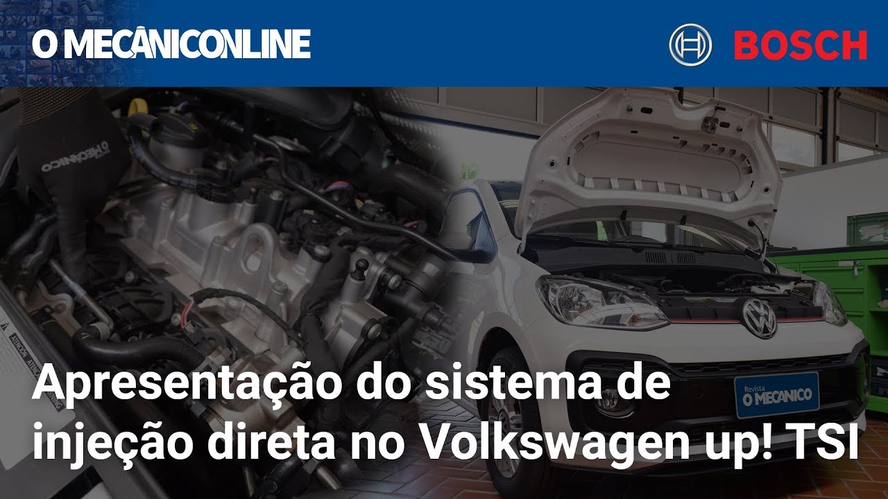 Apresentação do sistema de injeção direta no Volkswagen up! TSI