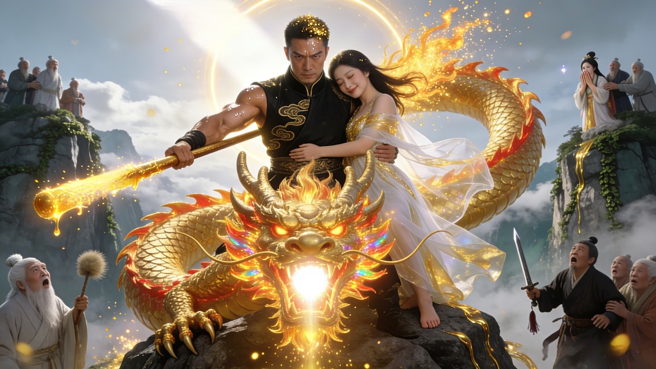 Umalis ang asawa para sa kanya— Isang hagupit lang ng kanyang batuta, tinalo niya ang Hari ng Dragon