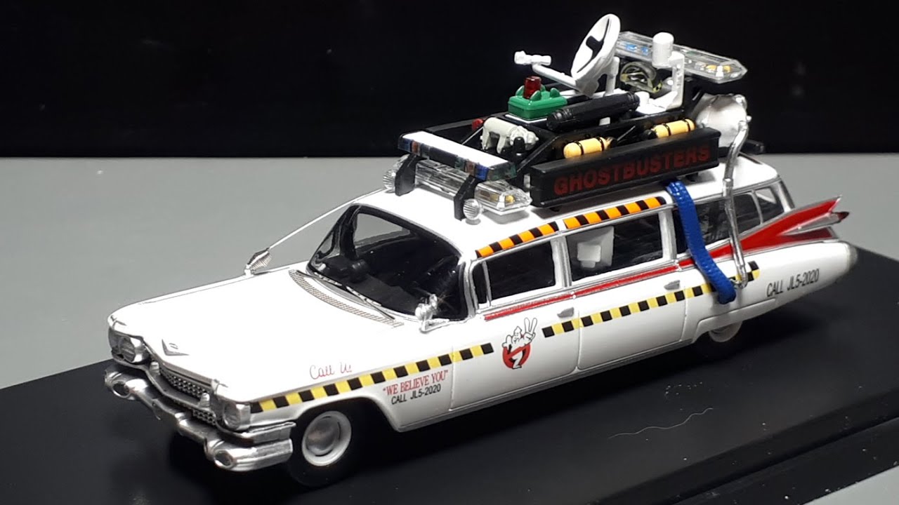 1/64 Ghostbusters Ecto 1A Miller Meteor Cadillac Eldorado 1959 by YS model diecast car review