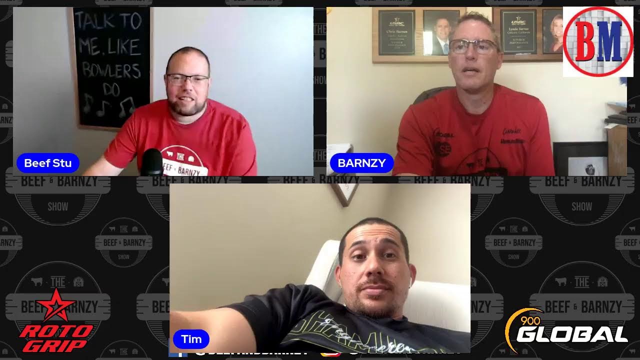 Beef and Barnzy with the baddest man on PBA Tour Tim Foy Jr!!