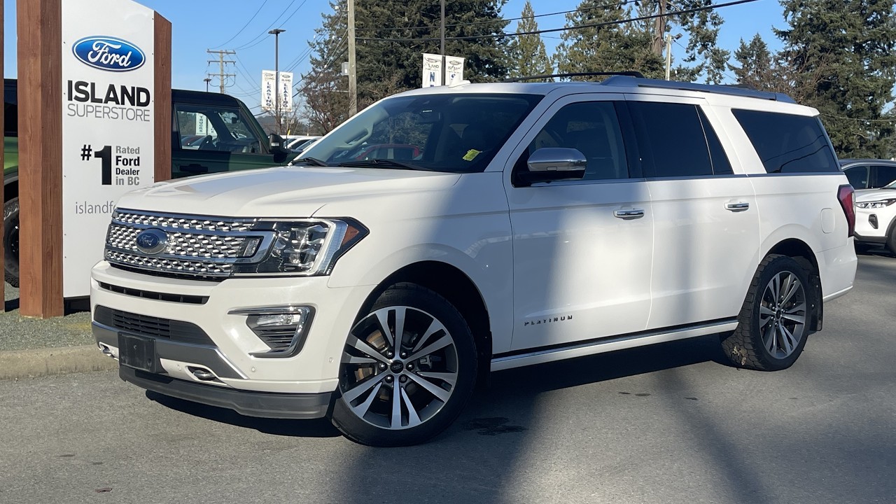 2021 Ford Expedition Platinum Max + Trailer Tw Pkg., Moonroof, Seats 7 Review | Island Ford
