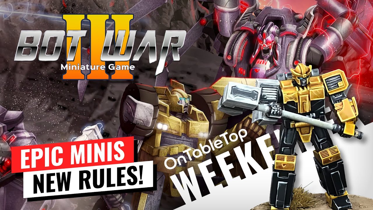 You Need To Try Bot War! Transform Your Tabletop With Epic Retro-Inspired Miniatures #OTTWeekender