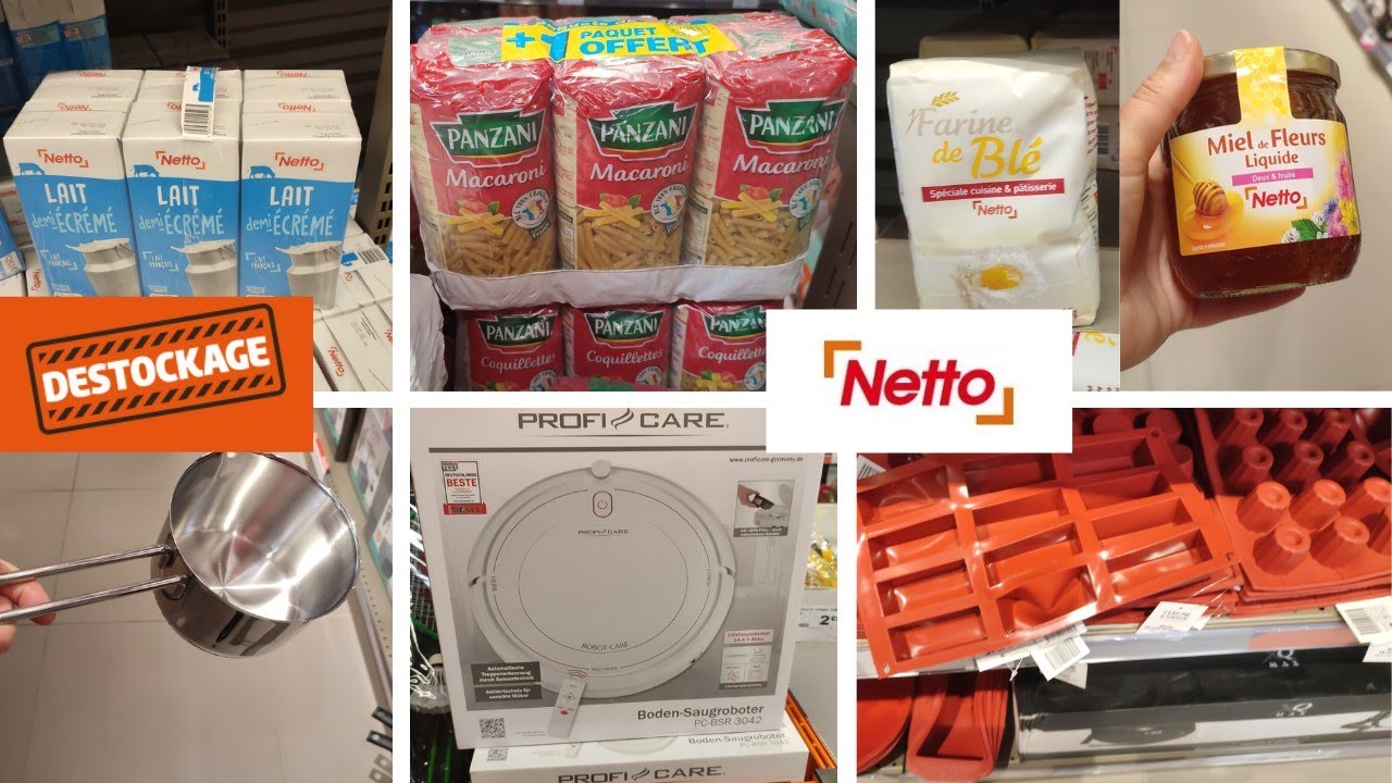 NETTO - DESTOCKAGE et Alimentaire 1/07/22 #netto