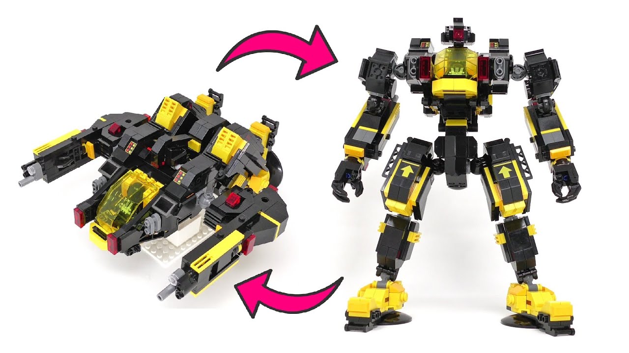 Я сделал робота-трансформера из Lego