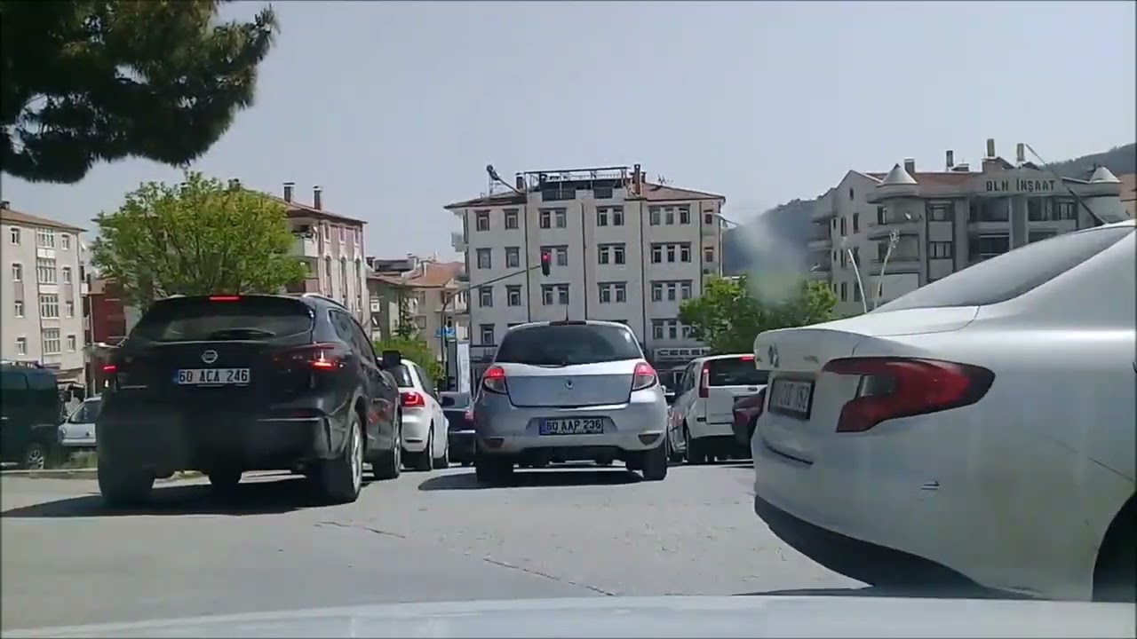 TOKAT GAZİ OSMAN PAŞA ÜNİVERSİTESİ HASTANESİ YANINDAN ERBAA YÖNÜNE TOKAT'DAN ÇIKIŞ 26NİSAN2022