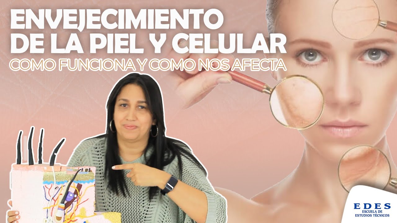 El Envejecimiento en la PIEL y CELULAR🔬 | ¿Como es y como funciona🤔💭? |  #EDES