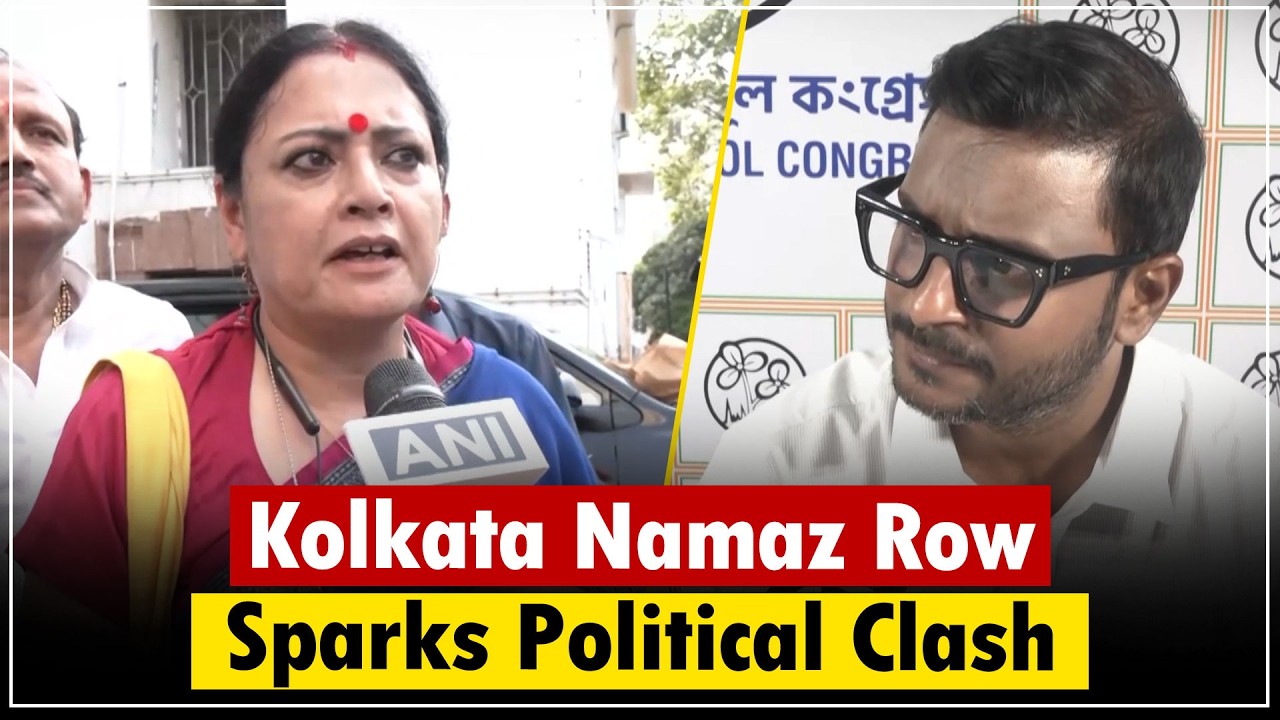 Kolkata Road Namaz Row BJP TMC Face Off After Strict Police Action