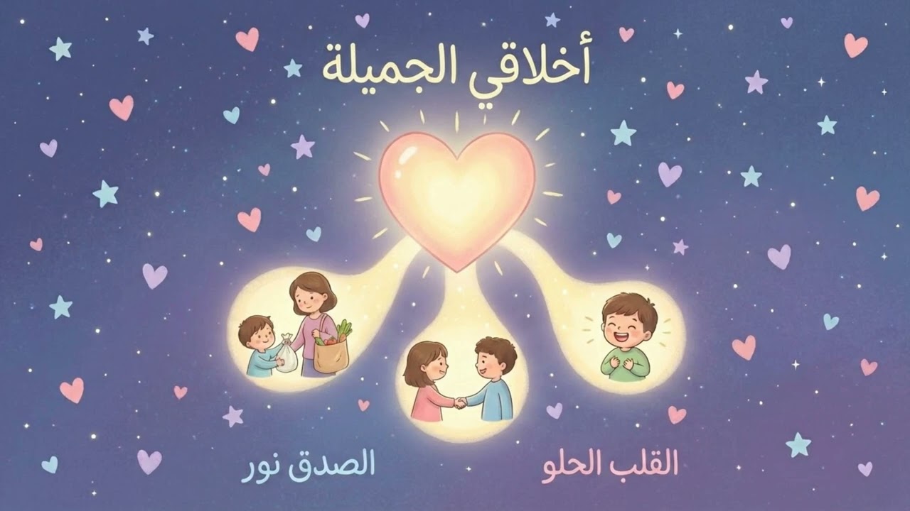 نشيد أخلاقي الجميلة 🌟 لتعليم الأطفال الصدق والأمانة - أناشيد تربوية هادفة