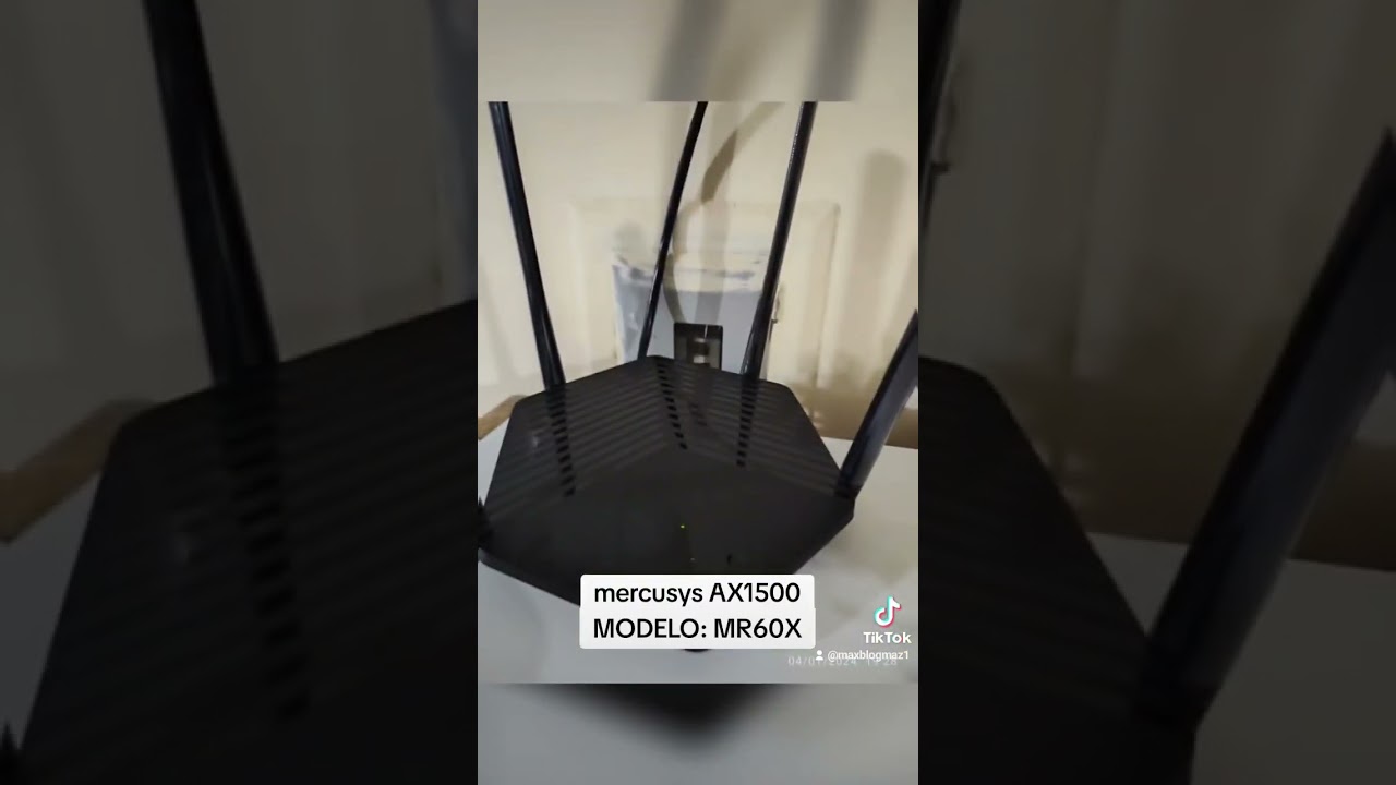 presentamos el mercusys WiFi 6 😎😃😄 #fibraoptica modelo mr60x