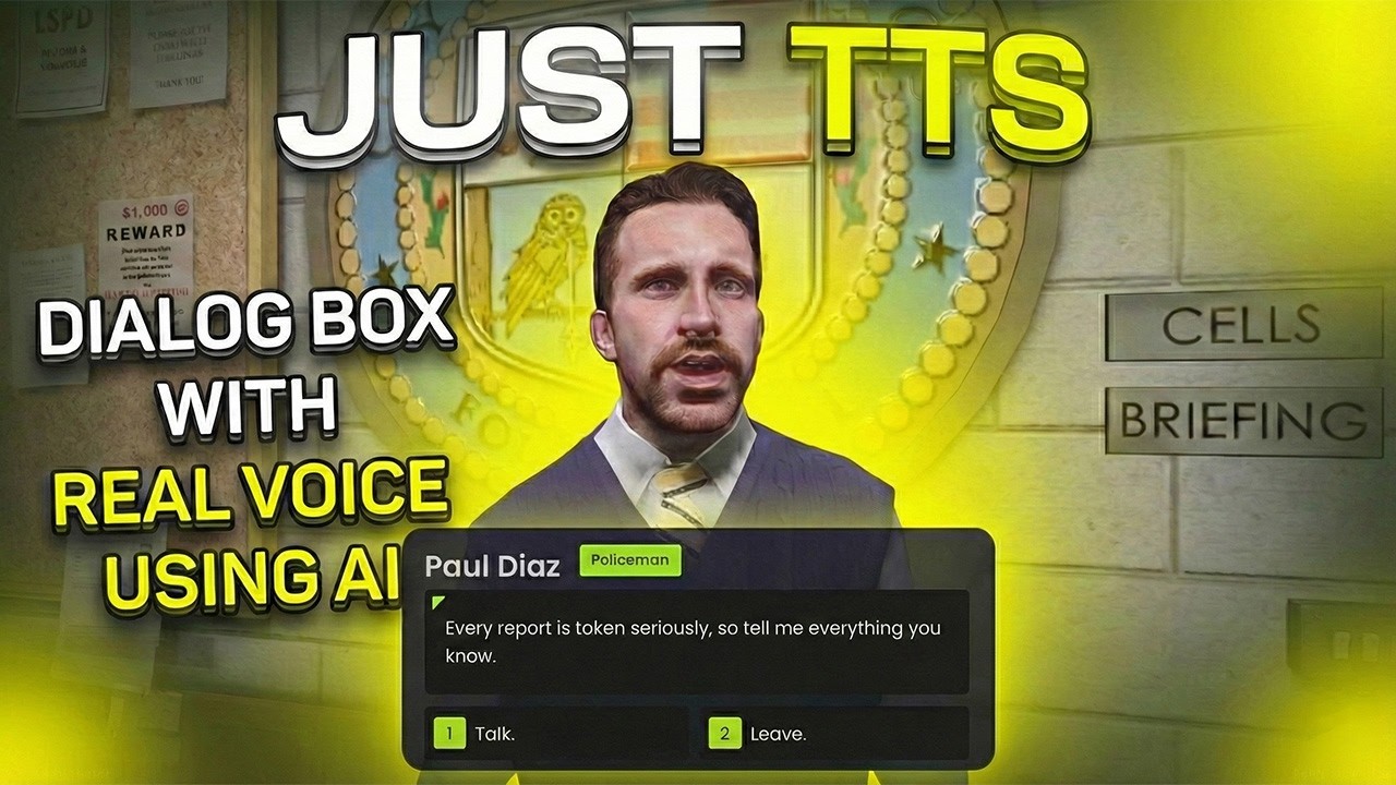 JustTTS: Advanced AI Voice Interaction FiveM Script (ElevenLabs Integration)
