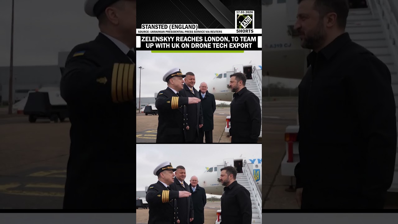 Zelenskyy reaches London, to team up with UK on drone tech export