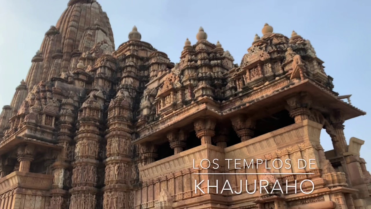 Templos magníficos de Khajuraho India