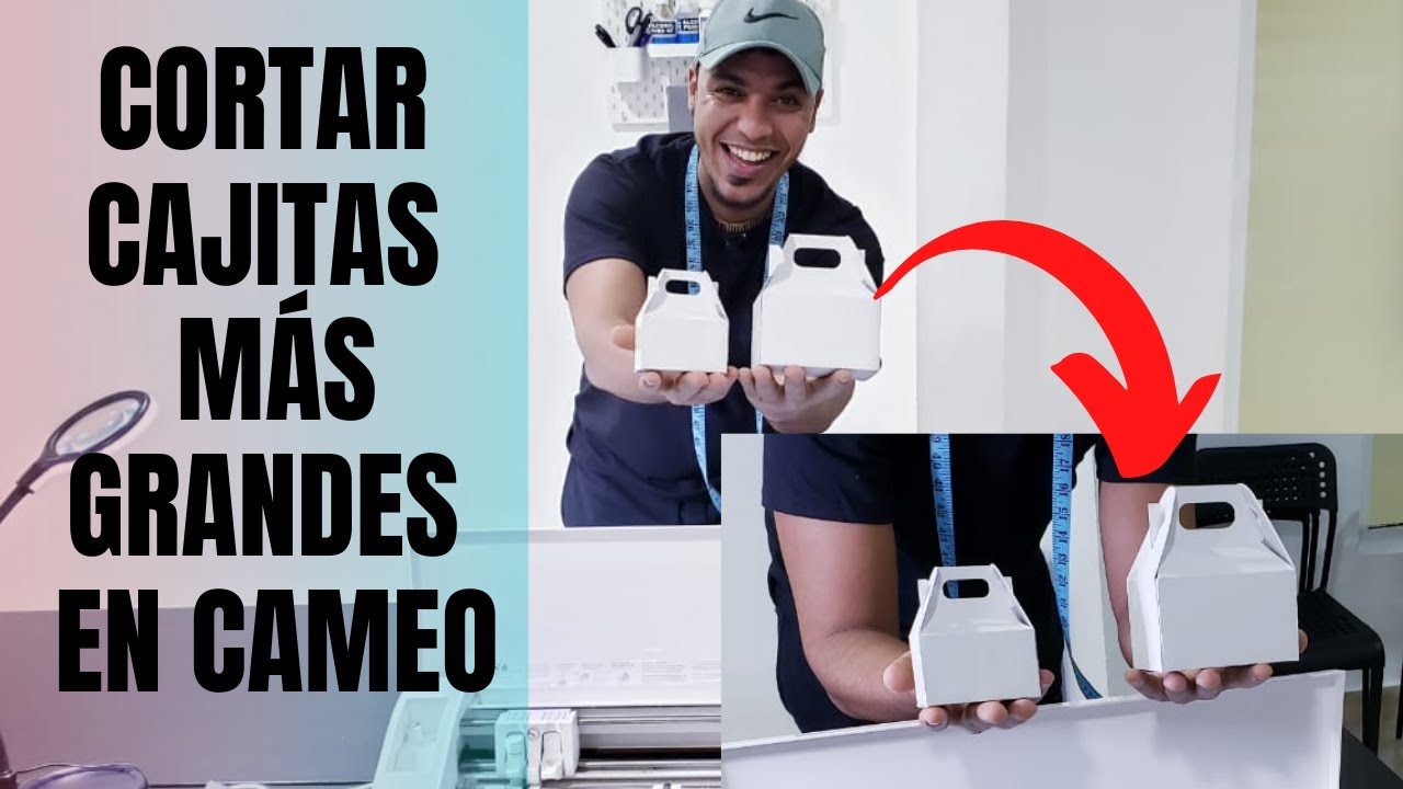 COMO CORTAR CAJITAS MÁS GRANDES EN #SilhouetteCameo | Dulceros más grandes!! EDITANDO DULCEROS!