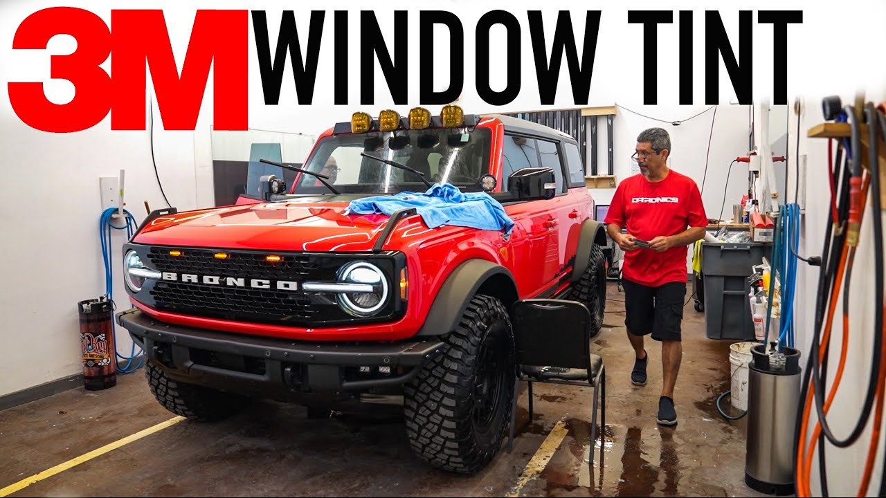 3M Ceramic￼ Crystalline window tint on my 2021 Ford Bronco Wildtrak