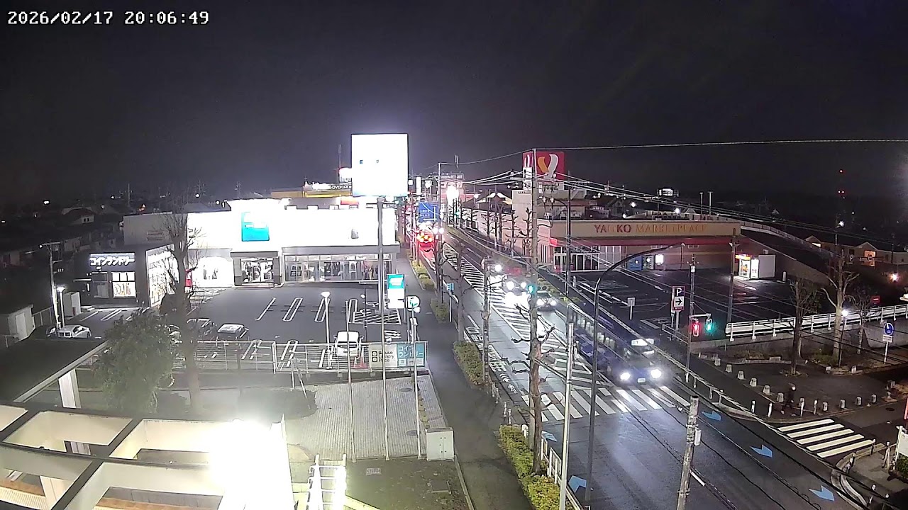 千葉県千葉市緑区おゆみ野中央バザール通りライブカメラ Chiba Chibashi Live camera.world.cam