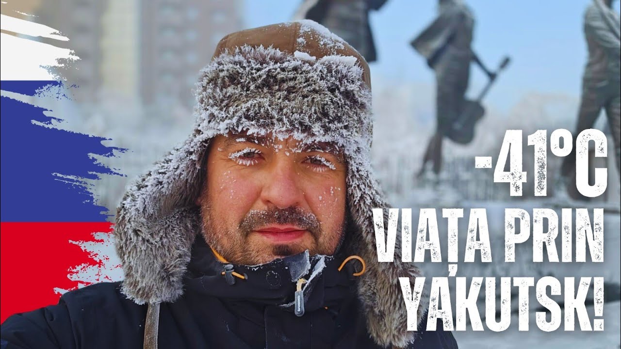 Ep.24 ❄️Explorăm Yakutsk🏛The Kingdom of Permafrost🏛 Am găsit un drum...în sat➡️Legume la -60 grade🥒🥕