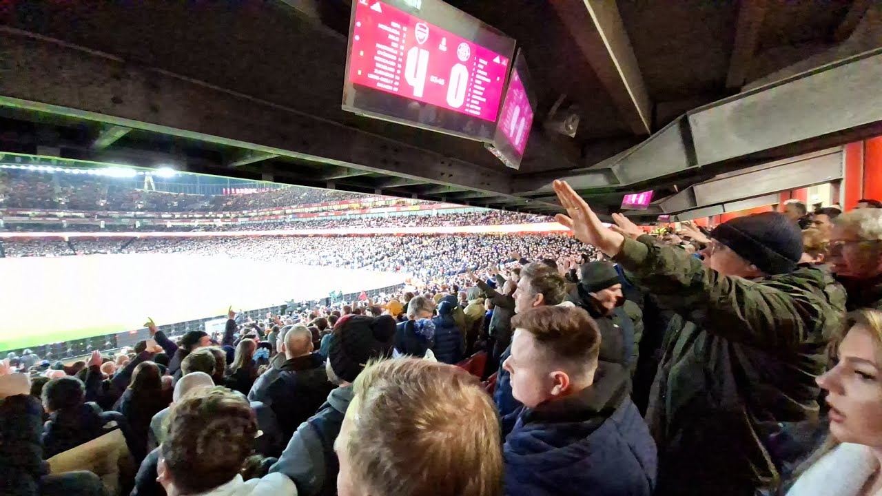 Wigan Fans away vs Arsenal | 🎶 SECOND AGAIN OLE OLE! 🎶