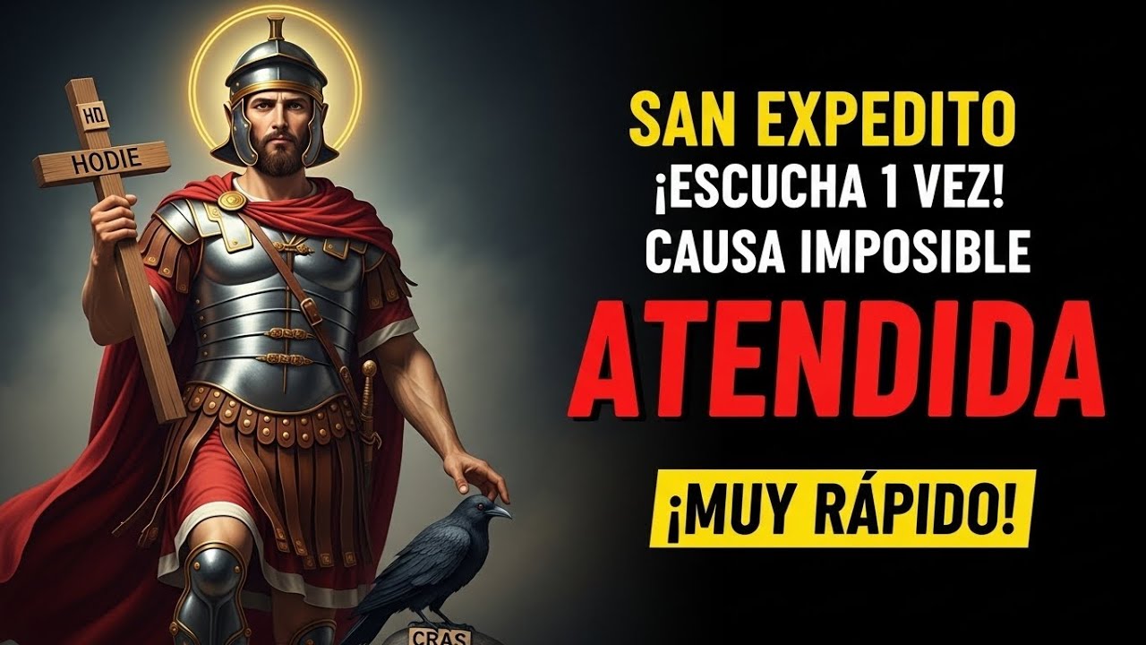 ESTA ORACIÓN A SAN EXPEDITO ES MILAGROSA | MUCHOS HAN RECIBIDO LO IMPOSIBLE
