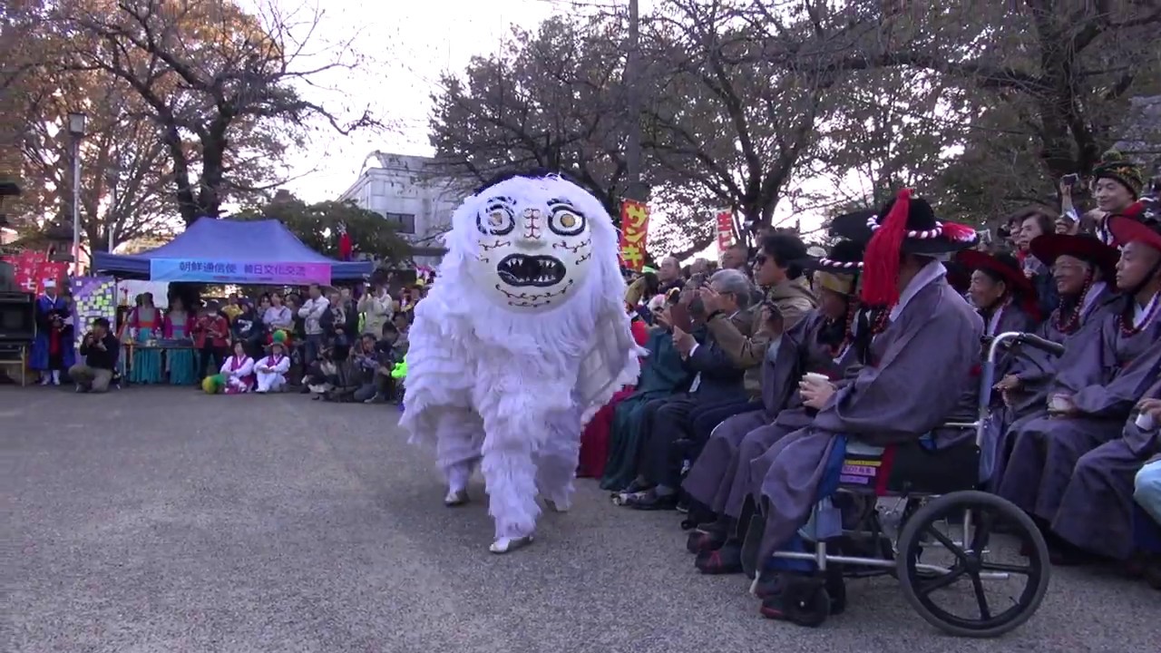 2019, in Japan 韓国の獅子舞　Korean Lion Dance　사자춤
