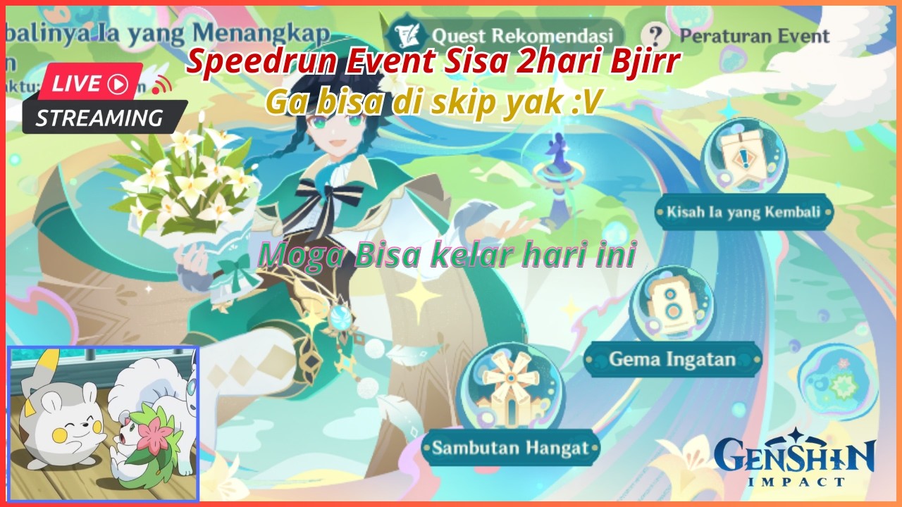 🔴Speedrun Event Coy sisa 2hari keburu ga ya? | Genshin Impact